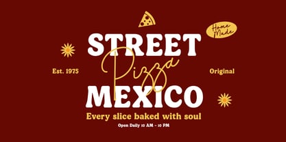 Balgio Font Poster 3