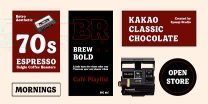 Balgio Font Poster 4