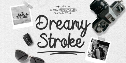 Dreamy Stroke Font Poster 1