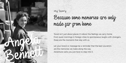 Dreamy Stroke Font Poster 2