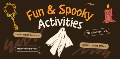 Ghoul Stain Font Poster 8