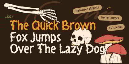 Ghoul Stain Font Poster 7