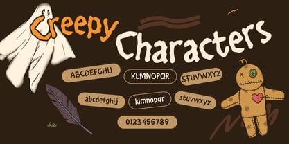 Ghoul Stain Font Poster 6