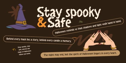 Ghoul Stain Font Poster 9