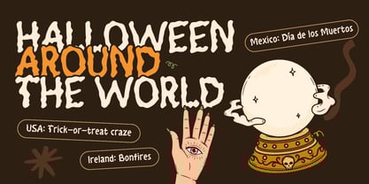 Ghoul Stain Font Poster 5