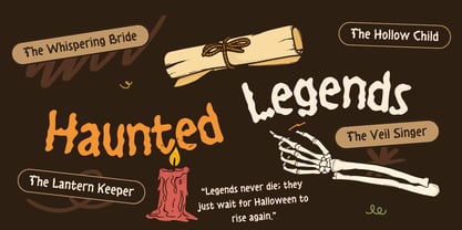 Ghoul Stain Font Poster 3