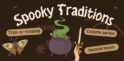 Ghoul Stain Font Poster 4