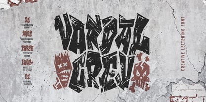Vandal Crew Font Poster 1
