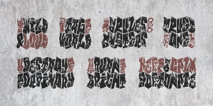 Vandal Crew Font Poster 8
