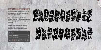 Vandal Crew Font Poster 12