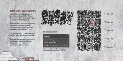 Vandal Crew Font Poster 10