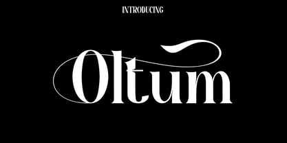 Oltum Font Poster 1