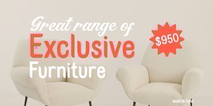 Rakoya Font Poster 3