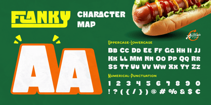 Flanky Font Poster 2