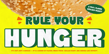 Flanky Font Poster 3