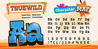Truewild Font Poster 2