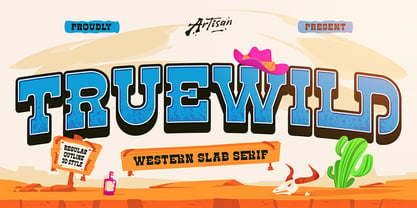 Truewild Font Poster 1