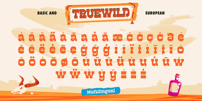 Truewild Font Poster 10