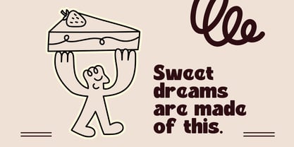 Flury Muffin Font Poster 5