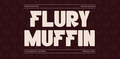 Flury Muffin Font Poster 1