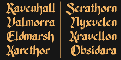 Kosegry Font Poster 6