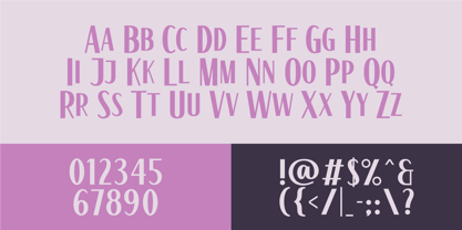 Frosteca Font Poster 3