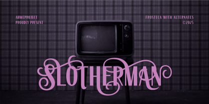 Frosteca Font Poster 2