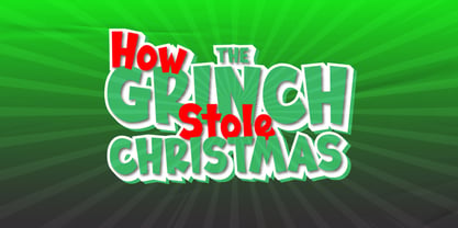 Grinch land Font Poster 3