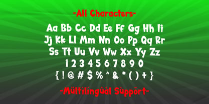 Grinch land Font Poster 9
