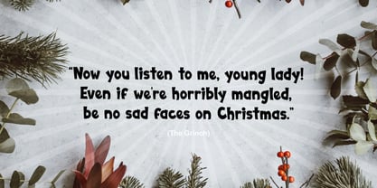 Grinch land Font Poster 7