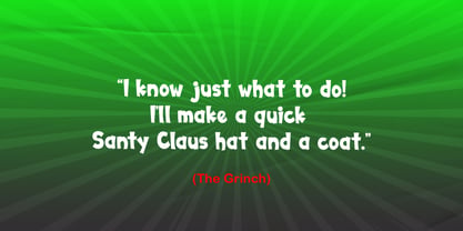 Grinch land Font Poster 8