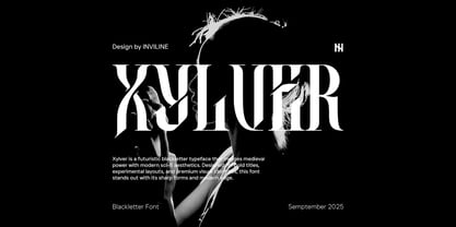Xylver PRO Font Poster 2