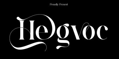 Hegvoc Font Poster 1