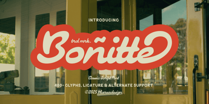Bonitte Font Poster 1