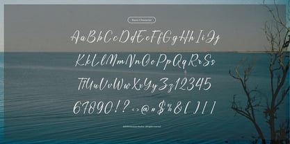Blessing Blues Font Poster 10