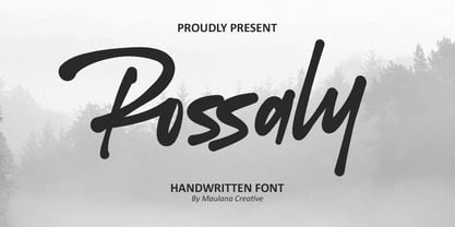 MC Rossaly Font Poster 1