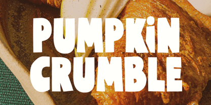 Crumble Cheesecake Font Poster 10