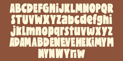 Crumble Cheesecake Font Poster 9