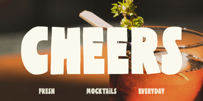 Crumble Cheesecake Font Poster 2