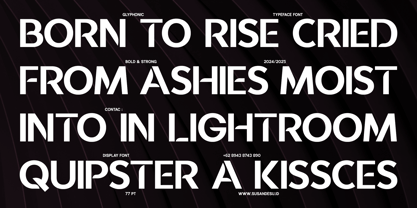 GC Fodax Font Poster 14