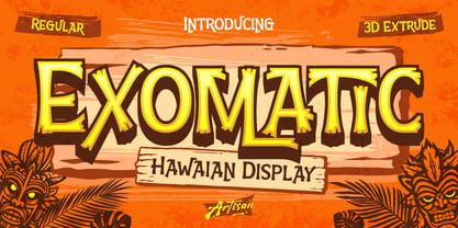 Exomatic Font Poster 1