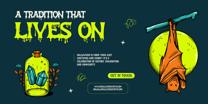 Zombie Feast Font Poster 10