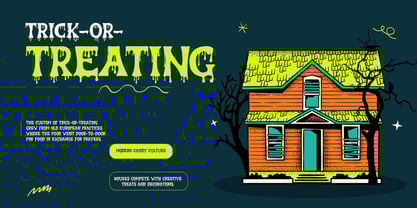 Zombie Feast Font Poster 5