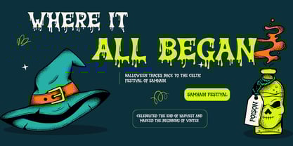 Zombie Feast Font Poster 2