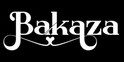 Bakaza Font Poster 1