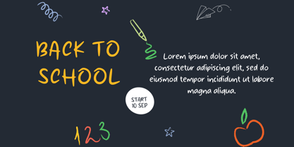 Amelyna Font Poster 5