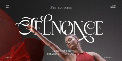 Selnonce Font Poster 1