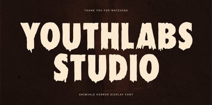 Grimvale Font Poster 12