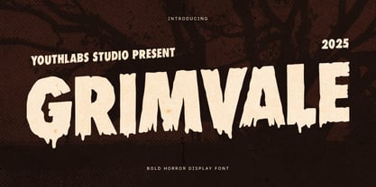Grimvale Font Poster 1