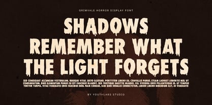 Grimvale Font Poster 5